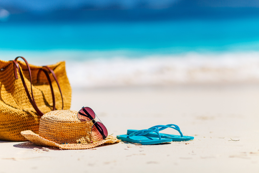 Women's Beach Essentials on Sand